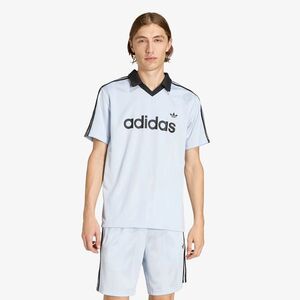 Mez adidas Archive Collar Engineered Jersey Crystal Sky M kép