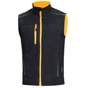 Ardon Munkavédelmi softshell mellény VISION - Fekete / narancssárga | M kép