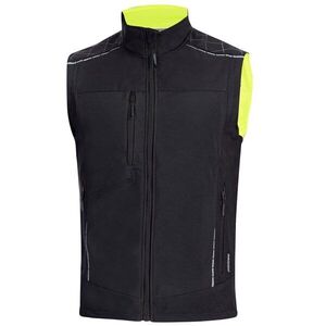 Ardon Téli softshell mellény VISION - Fekete / sárga | L kép