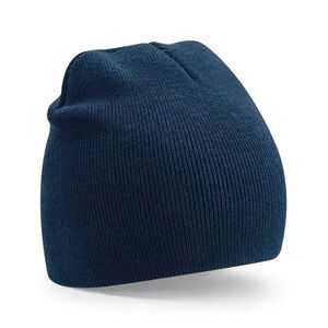Beechfield Klasszikus újrahasznosított Beanie sapka - Sötétkék kép