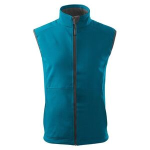 MALFINI Férfi softshell mellény Vision - Sötét türkiz | S kép
