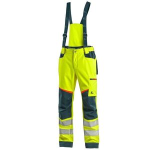 Canis (CXS) Fényvisszaverő férfi softshell nadrág CXS BEDFORD - Sárga / kék | 46 kép