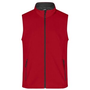 Daiber Férfi softshell mellény JN1128 - Piros / fekete | 2XL kép