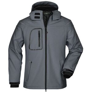 Daiber Férfi téli softshell kabát JN1000 - Sötétszürke | 2XL kép