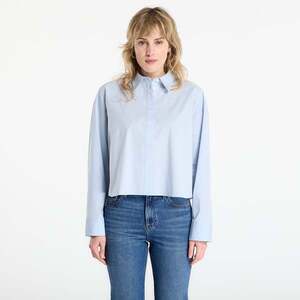Ing Calvin Klein Jeans Solid Boxy Cropped Shirt Grey S kép