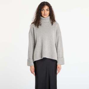 Pulóver Samsøe Samsøe Sakeiku Turtleneck Grey Melange M kép