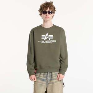 Sweatshirt Alpha Industries Basic Hoody Small Logo II Dark Olive M kép