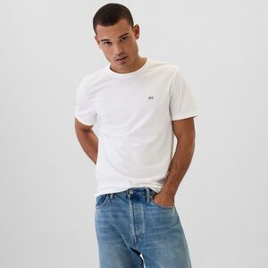 Póló GAP Micro Logo Crew White Global L kép