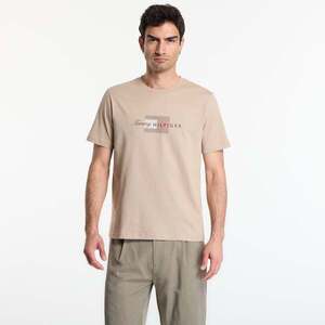 Póló Tommy Hilfiger Script Flag Regular Tee Batique Khaki L kép