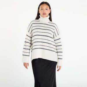 Pulóver Samsøe Samsøe Sakeiku Stripe Turtleneck Clear Cream St. S kép