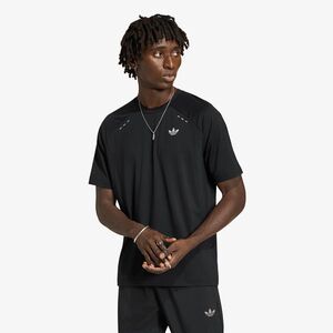 Póló adidas Tech Trefoil Essentials Polyester T-Shirt Black M kép