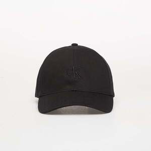 Cap Calvin Klein Monogram Embroidery Cap Black Universal kép