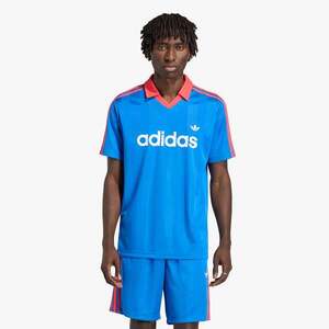 Mez adidas Archive Collar Engineered Jersey Blue M kép