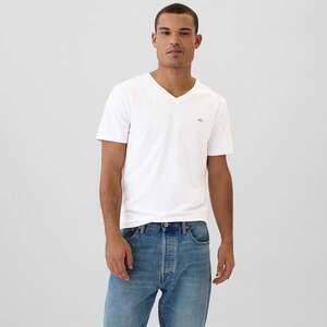 Póló GAP Micro Logo Vneck Tee White Global L kép