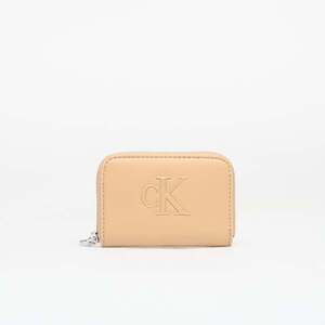 Tárca Calvin Klein Bold Ck Medium Zip Around Tannin Universal kép