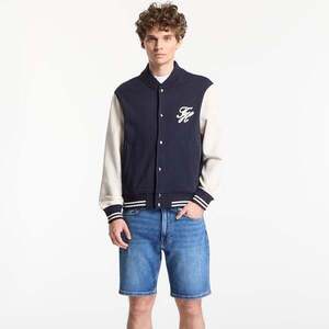 Sweatshirt Tommy Hilfiger Script Colorblock Bomber Navy L kép