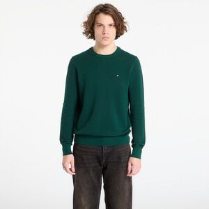 Pulóver Tommy Hilfiger Essential Structure Crew Neck Ornamental Green Heather L kép