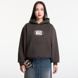 Sweatshirt Vans Oval Logo Relaxed Pullover Faded Black M kép