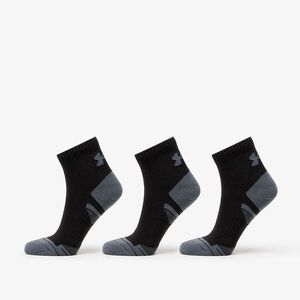 Under Armour Performance Cotton 3-Pack QTR Socks Black XL kép