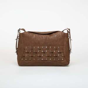 Desigual Medium Studded Patch Handbag Brown Universal kép