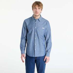 Ing Calvin Klein Jeans Ls Chambray Classic Shirt Blue Descent XL kép