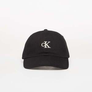 Cap Calvin Klein Monogram Embroidery Cap Black Universal kép
