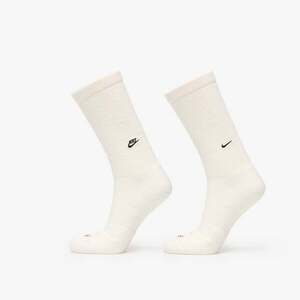 Nike Everyday Cushioned Crew Socks 2-Pack Sail/ Black S kép