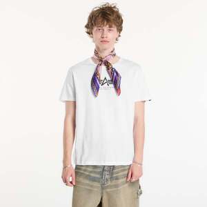 Póló Alpha Industries Basic T-Shirt Contrast Stitch White L kép
