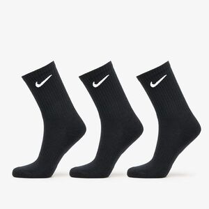 Nike Everyday Cushioned Training Crew Socks 3-Pack Black/ White XL kép
