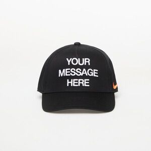 Cap Nike Rise "Your Message Here" Structured A-Frame Cap Black/ White/ Safety Orange M/L kép
