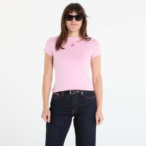 Póló Tommy Hilfiger Script Slim Ss Tee Classic Pink S kép