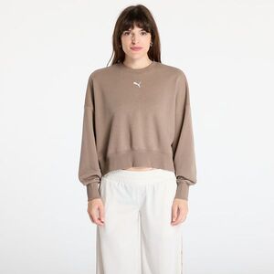 Sweatshirt Puma Wardrobe Essentials Over-Oversized Crew TR Totally Taupe L kép