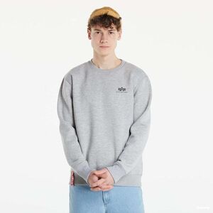 Sweatshirt Alpha Industries Basic Small Logo Sweatshirt Grey Heather L kép