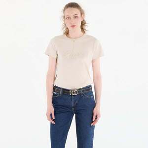 Póló GUESS Ss Cn 3D Guess Script Tee Warm Slate S kép