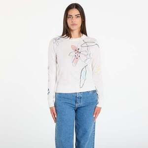 Pulóver Desigual Arty Pullover Sweater White L kép