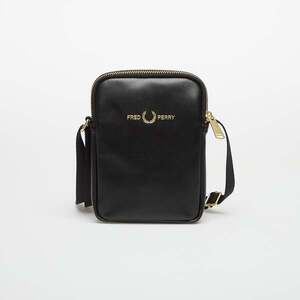 Táska FRED PERRY Smooth Leather Small Side Bag Black Universal kép