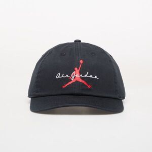 Cap Jordan Club Cap Unstructured Adjustable Hat Black/ White/ University Red S/M kép
