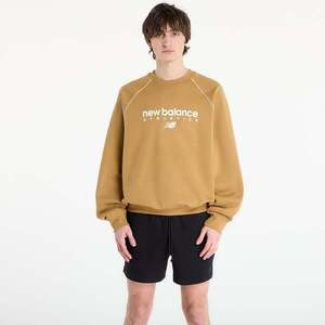 Sweatshirt New Balance Linear Graphic Fleece Crew Stucco L kép