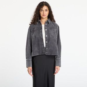 Kabát Samsøe Samsøe Sasofie Patch Pocket Shirt Asphalt M kép
