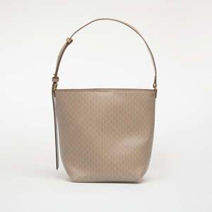 Calvin Klein Emblem Aop Medium Bucket Bag Desert Taupe Universal kép