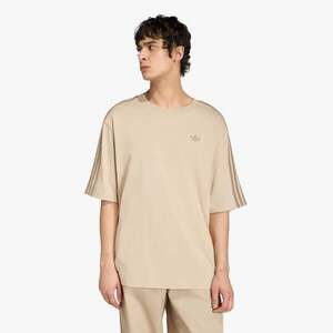 Póló adidas Adicolor 3-Stripes Oversized T-Shirt Khaki Three/ Khaki Six S kép