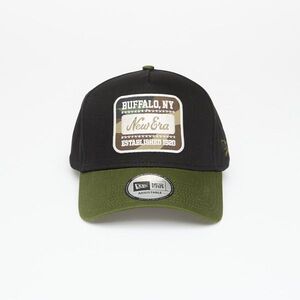 Cap New Era Camo Patch Black 9FORTY E-Frame Adjustable Cap Black/ Rifle Green Universal kép