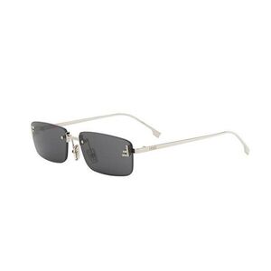 FENDI First Crystal Yellow Rectangular Sunglasses ONE SIZE (54) Arany Férfi Napszemüvegek kép