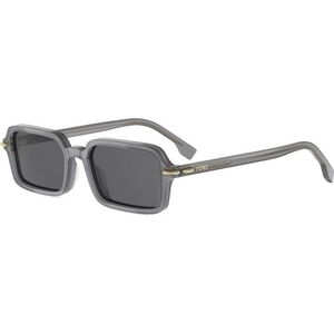 FENDI Selleria Grey Rectangular Sunglasses ONE SIZE (51) Szürke Férfi Napszemüvegek kép