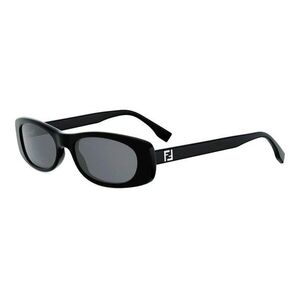 FENDI Squared Black Rectangular Sunglasses ONE SIZE (53) Fekete Női Napszemüvegek kép