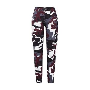 Urban Classics Cargo nadrágok antracit / sötétszürke / burgundi vörös / fehér kép