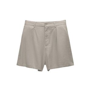 Pull&Bear Élére vasalt nadrágok taupe kép