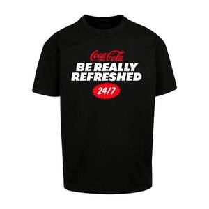 Merchcode Póló 'Coca Cola Refreshed' piros / fekete / fehér kép