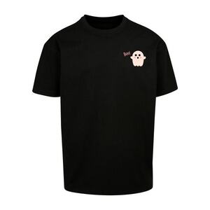 Merchcode Póló 'Halloween - Boo Ghost' rózsaszín / fáradt rózsaszín / fekete kép