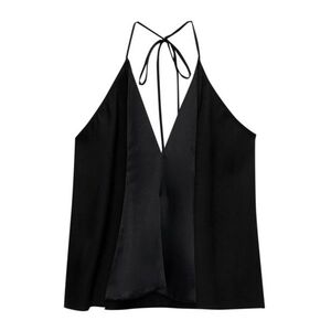 Pull&Bear Top fekete kép